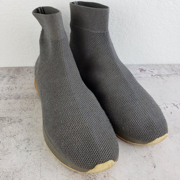 Dr. Scholl's Rainmaker Knit Booties High Top Sock Boot Sneakers size 11 Gray - Picture 11 of 12
